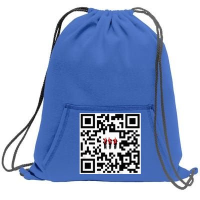 Qr President Trump 4547 Sweatshirt Cinch Pack Bag