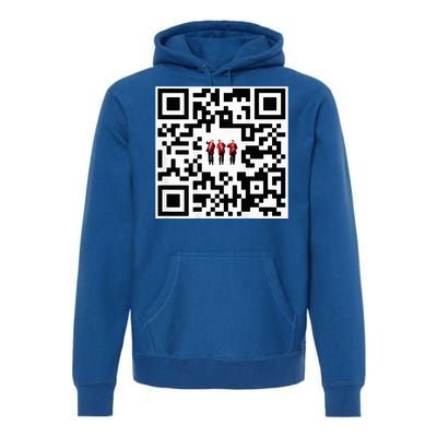 Qr President Trump 4547 Premium Hoodie