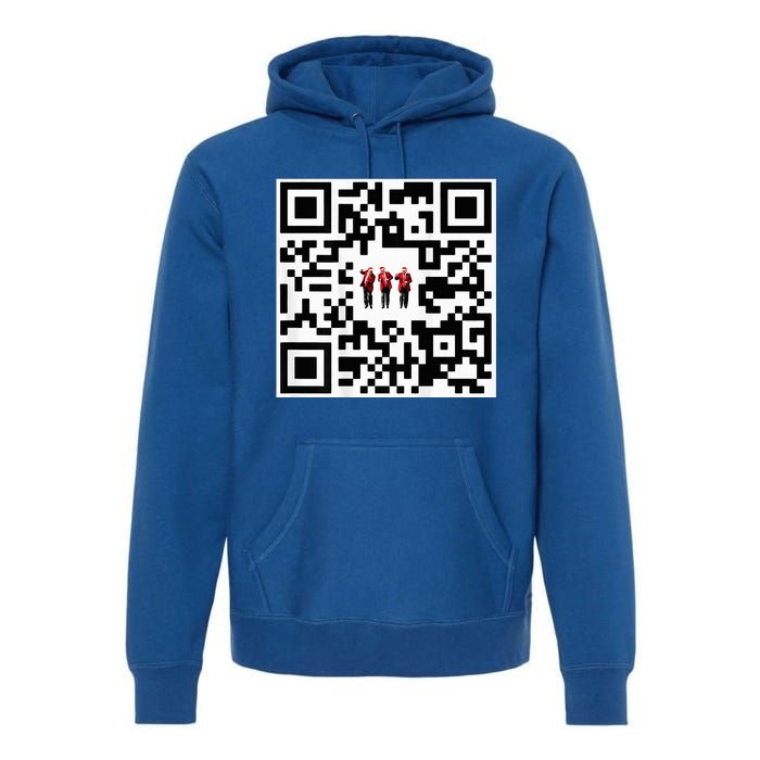 Qr President Trump 4547 Premium Hoodie