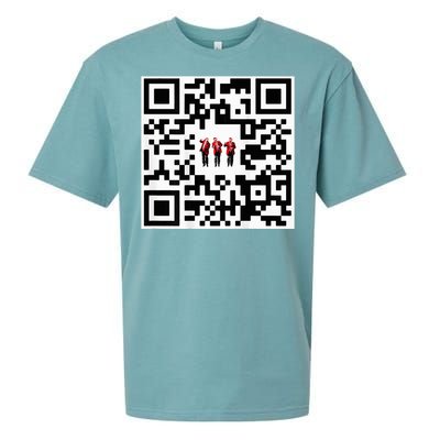 Qr President Trump 4547 Sueded Cloud Jersey T-Shirt