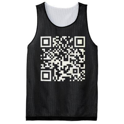 Qr President Trump Dance Code Mesh Reversible Basketball Jersey Tank