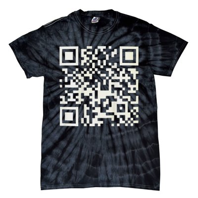 Qr President Trump Dance Code Tie-Dye T-Shirt