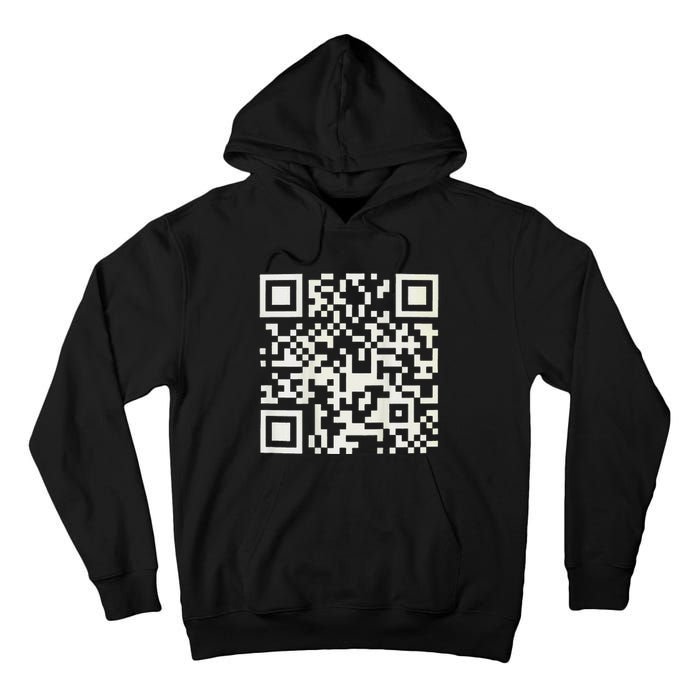 Qr President Trump Dance Code Tall Hoodie