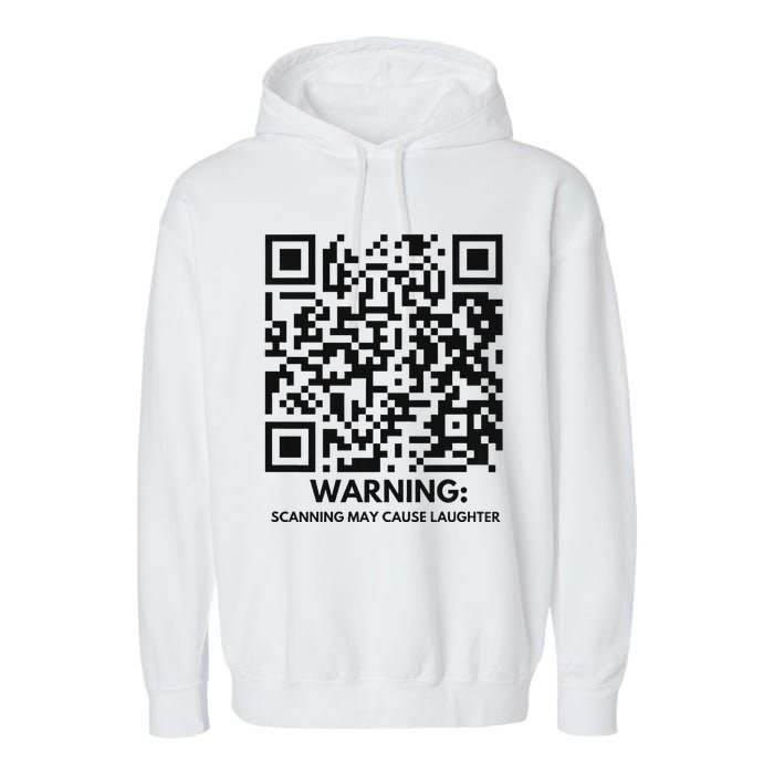 Qr President Trump Dance Code 4547 2024 Back Print Premium Garment-Dyed Fleece Hoodie