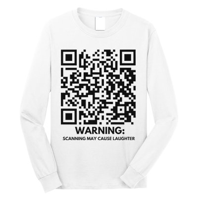 Qr President Trump Dance Code 4547 2024 Back Print Premium Long Sleeve Shirt