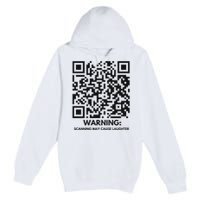 Qr President Trump Dance Code 4547 2024 Back Print Premium Premium Pullover Hoodie