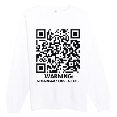 Qr President Trump Dance Code 4547 2024 Back Print Premium Premium Crewneck Sweatshirt