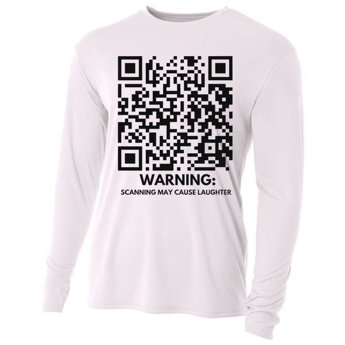 Qr President Trump Dance Code 4547 2024 Back Print Premium Cooling Performance Long Sleeve Crew