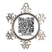 Qr President Trump Dance Code 4547 2024 Back Print Premium Metallic Star Ornament