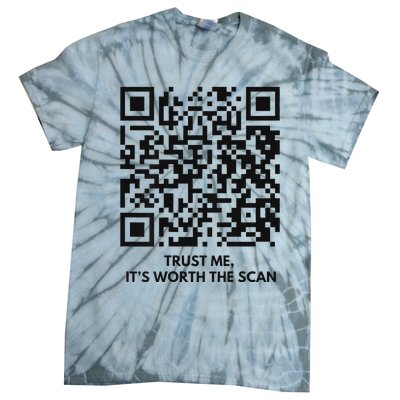 Qr President Trump Dance Code 4547 2024 Back Print Tie-Dye T-Shirt