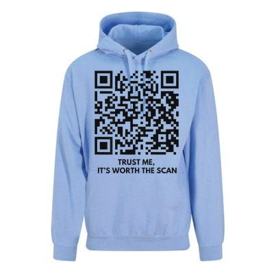 Qr President Trump Dance Code 4547 2024 Back Print Unisex Surf Hoodie