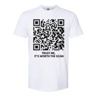 Qr President Trump Dance Code 4547 2024 Back Print Softstyle CVC T-Shirt