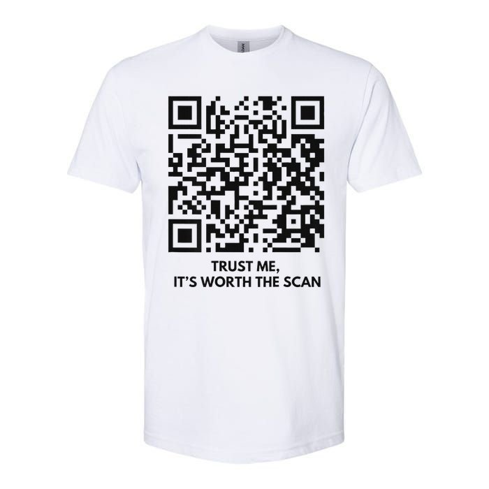 Qr President Trump Dance Code 4547 2024 Back Print Softstyle CVC T-Shirt