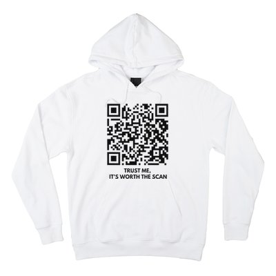 Qr President Trump Dance Code 4547 2024 Back Print Hoodie