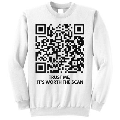 Qr President Trump Dance Code 4547 2024 Back Print Sweatshirt