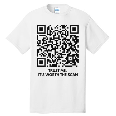 Qr President Trump Dance Code 4547 2024 Back Print Tall T-Shirt