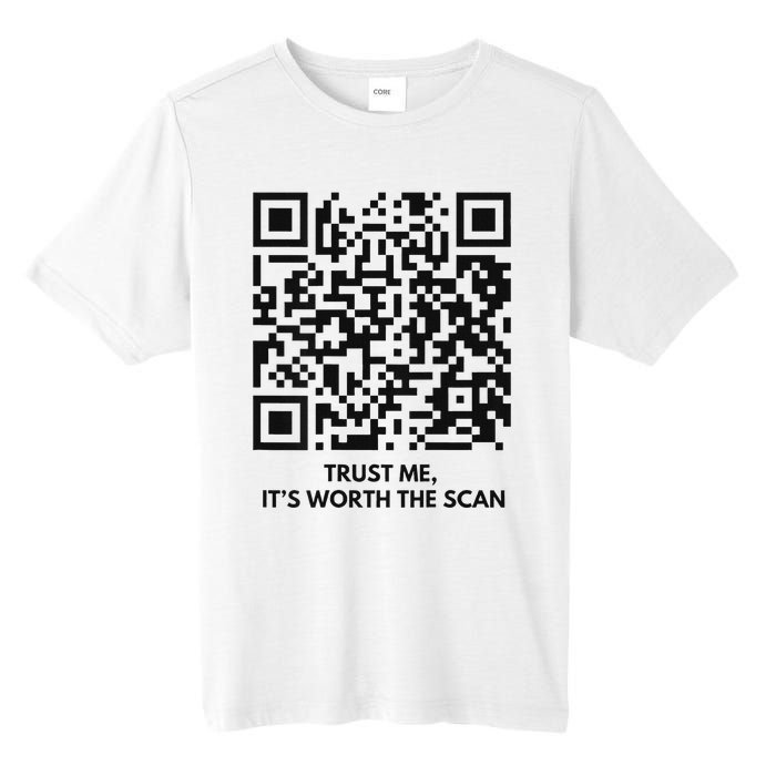 Qr President Trump Dance Code 4547 2024 Back Print Tall Fusion ChromaSoft Performance T-Shirt