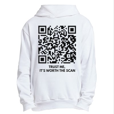 Qr President Trump Dance Code 4547 2024 Back Print Urban Pullover Hoodie