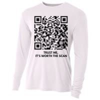 Qr President Trump Dance Code 4547 2024 Back Print Cooling Performance Long Sleeve Crew