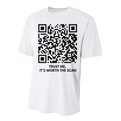 Qr President Trump Dance Code 4547 2024 Back Print Performance Sprint T-Shirt