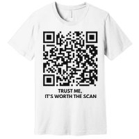 Qr President Trump Dance Code 4547 2024 Back Print Premium T-Shirt