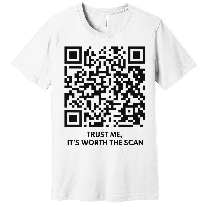 Qr President Trump Dance Code 4547 2024 Back Print Premium T-Shirt