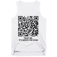 Qr President Trump Dance Code 4547 2024 Back Print Tank Top