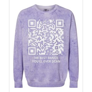 Qr President Trump Dance Code 4547 Maga Trump 2024 Colorblast Crewneck Sweatshirt