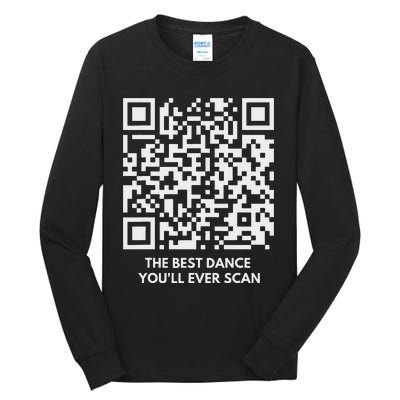 Qr President Trump Dance Code 4547 Maga Trump 2024 Tall Long Sleeve T-Shirt