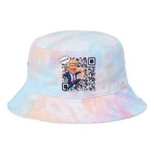 Qr President Trump Dance Code Tie Dye Newport Bucket Hat