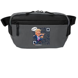 Qr President Trump Dance Code Crossbody Pack