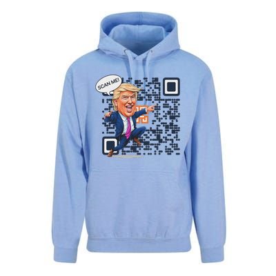 Qr President Trump Dance Code Unisex Surf Hoodie