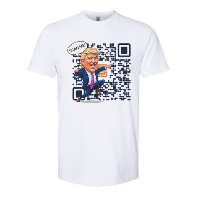 Qr President Trump Dance Code Softstyle CVC T-Shirt