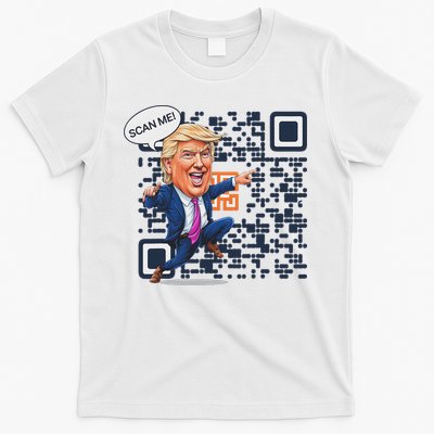 Qr President Trump Dance Code T-Shirt