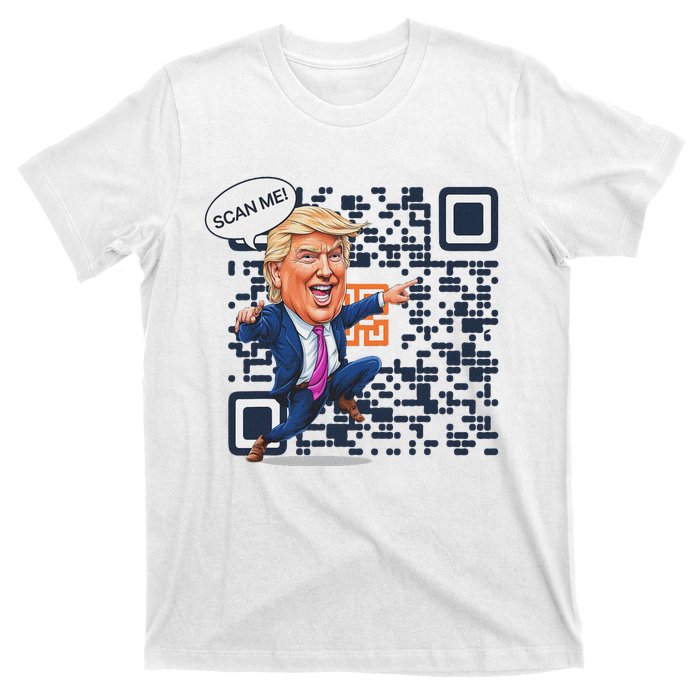 Qr President Trump Dance Code T-Shirt