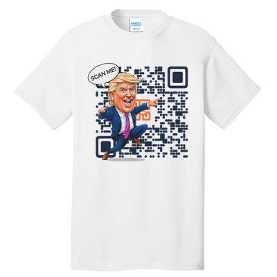 Qr President Trump Dance Code Tall T-Shirt