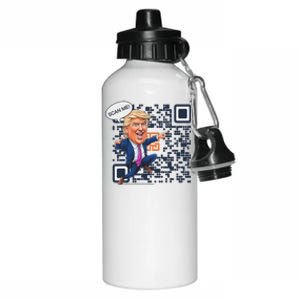 Qr President Trump Dance Code Aluminum Water Bottle