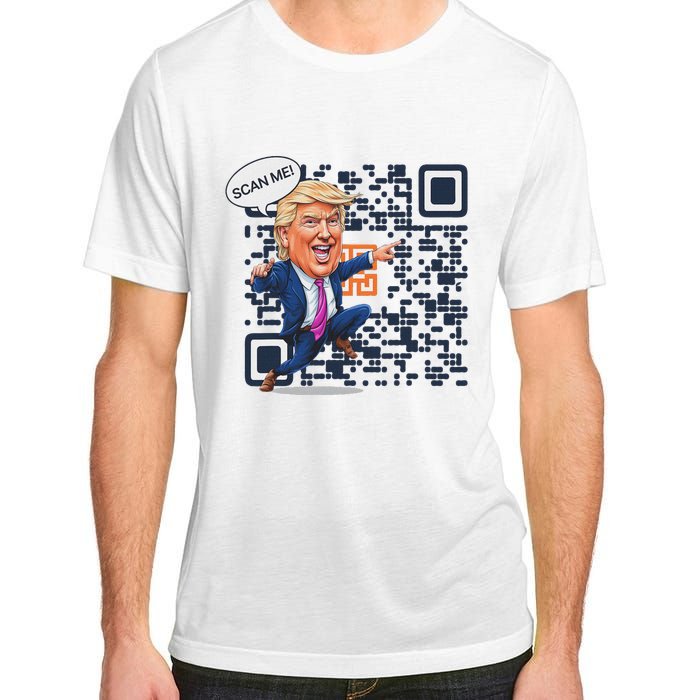 Qr President Trump Dance Code Adult ChromaSoft Performance T-Shirt