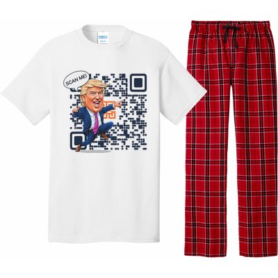 Qr President Trump Dance Code Pajama Set