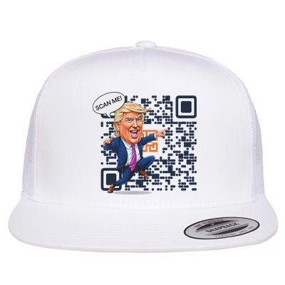 Qr President Trump Dance Code Flatbill Hat