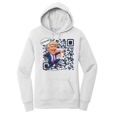 Qr President Trump Dance Code Women's Pullover Hoodie