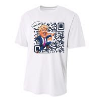 Qr President Trump Dance Code Performance Sprint T-Shirt