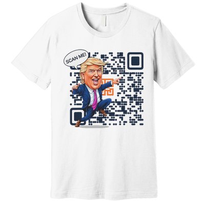 Qr President Trump Dance Code Premium T-Shirt