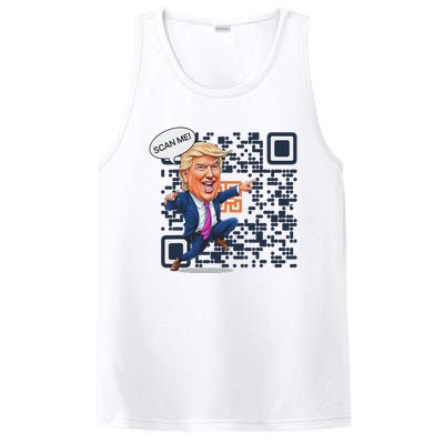 Qr President Trump Dance Code PosiCharge Competitor Tank