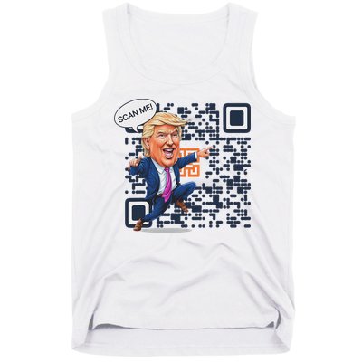 Qr President Trump Dance Code Tank Top