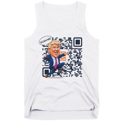 Qr President Trump Dance Code Tank Top