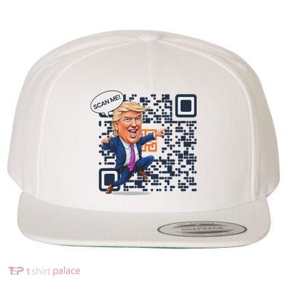 Qr President Trump Dance Code Wool Snapback Cap