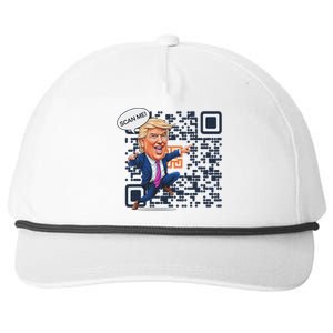 Qr President Trump Dance Code Snapback Five-Panel Rope Hat