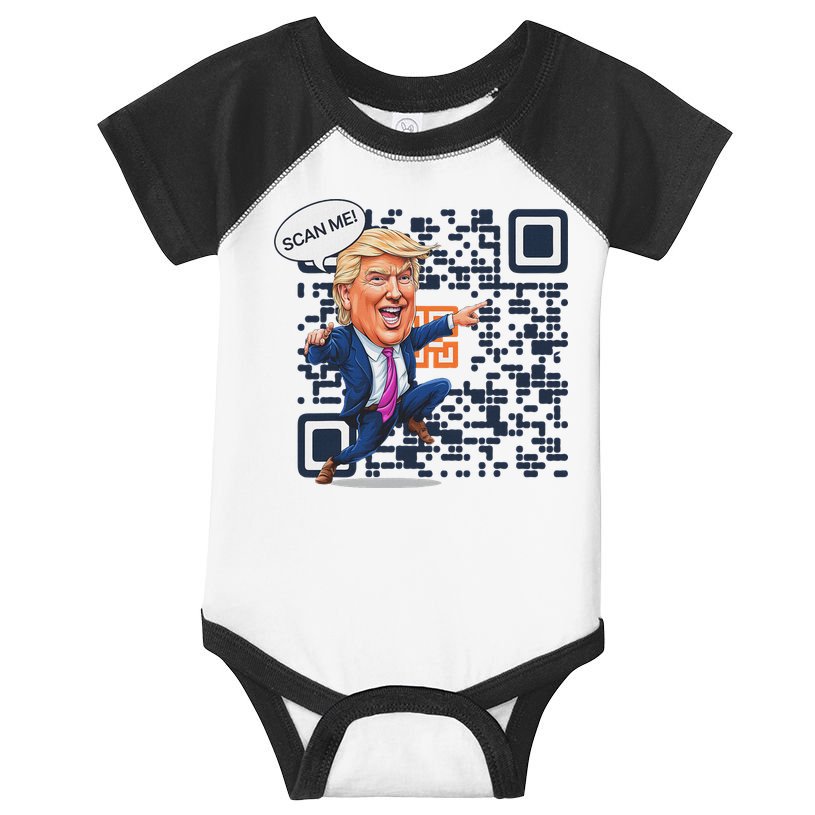 Qr President Trump Dance Code Infant Baby Jersey Bodysuit