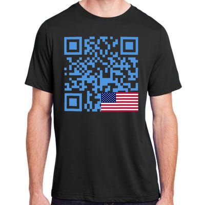 Qr President Trump Dance Code Usa Flag Adult ChromaSoft Performance T-Shirt